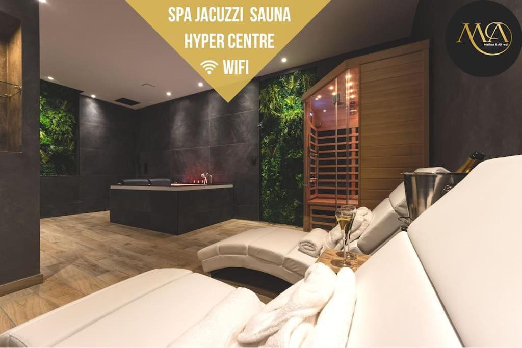 Le Spa & Cocon - Jacuzzi - Sauna - Clim - Melina&Alfred Apartment Agen Exterior photo